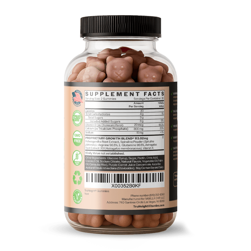 TruHeight Growth Gummy/Capsule
